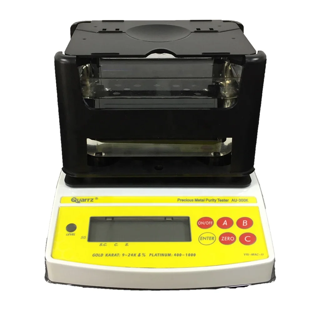 

AU-3000K 0.001g/cm3 Gold Purity Testing Machine Precious Metal Tester