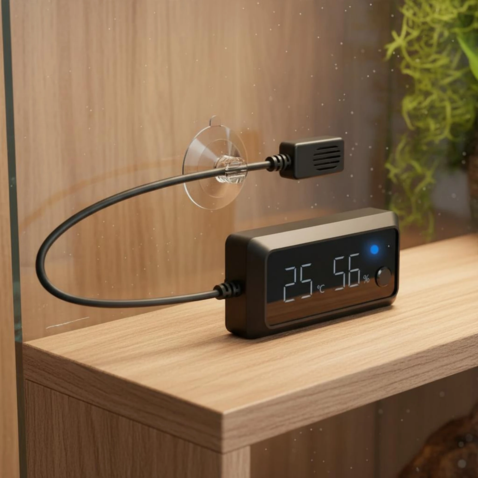 Digital Terrarium Temperature and Humidity Hygrometer Actual Time Monitoring Terrarium Humidity Meter Incubator Temperature