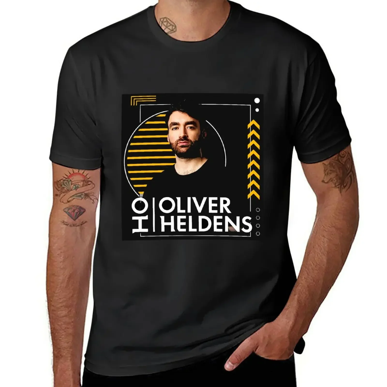 the trending oliver heldens T-Shirt animal prinfor boys korean fashion men workout shirt