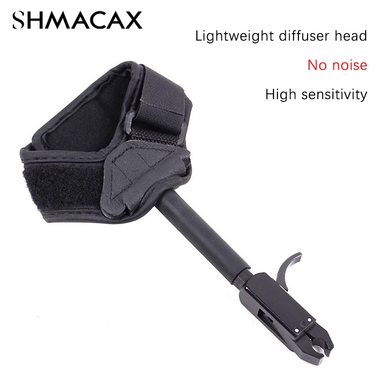 

1Pc Archery Caliper Release Aid Black Color Compound Bow Strap Shooting Pro Arrow Trigger Wristband Archery Bow
