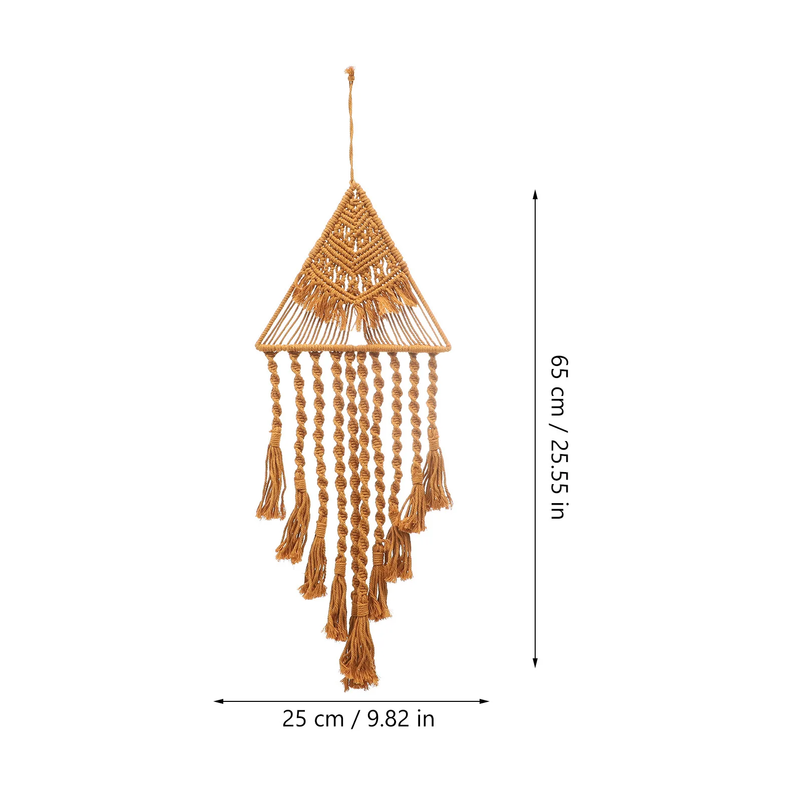 

Bohemian Wall Hanging Decor Macrame Tapestry Hand Woven Bedroom Living Room Wall Art Woven Tassel Pendant Home Room Ornament