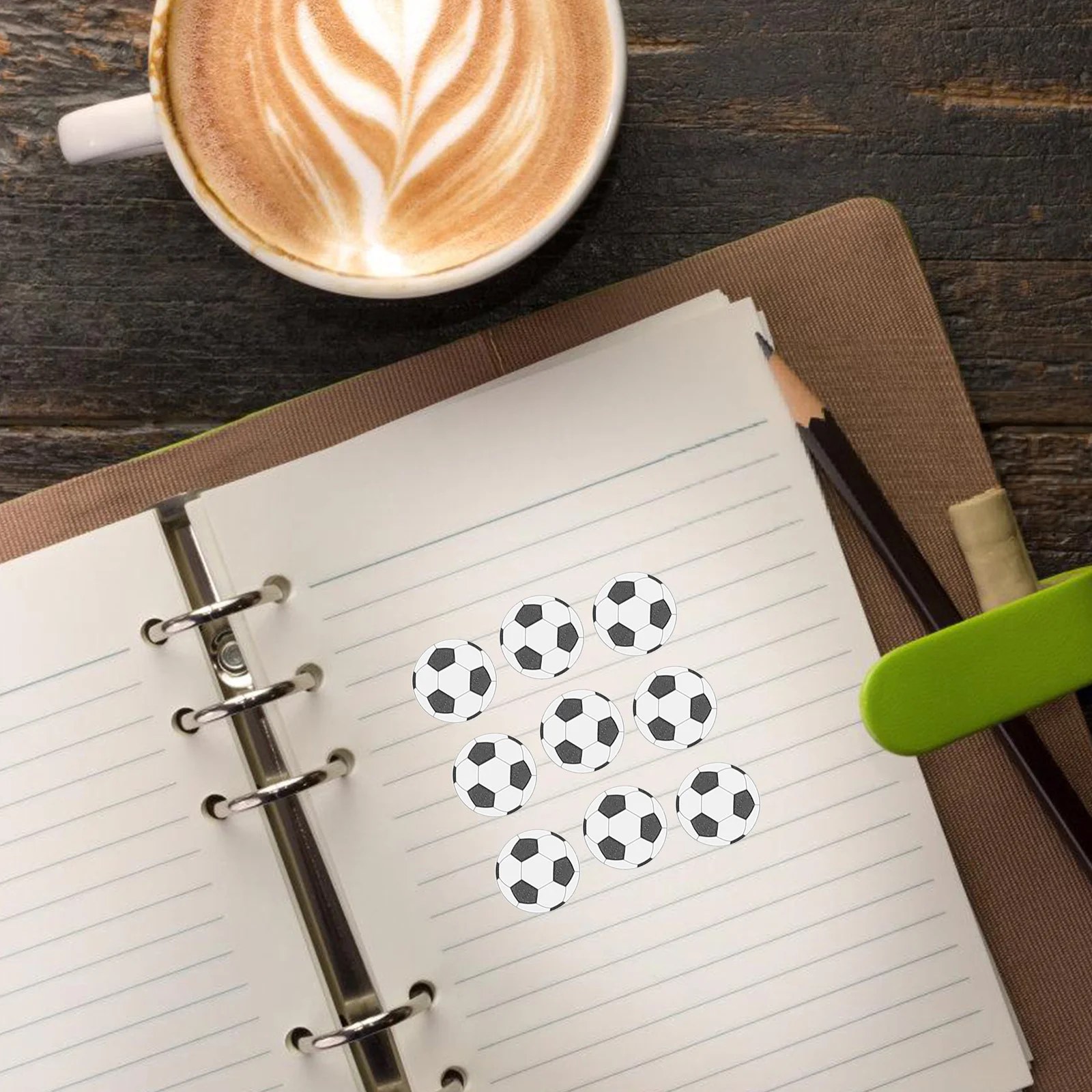 

20 Sheets Soccer Stickers Football Stickers Sports Ball Decals Creative Peel Stick Easy Apply DIY Decoration Sports Ball Theme