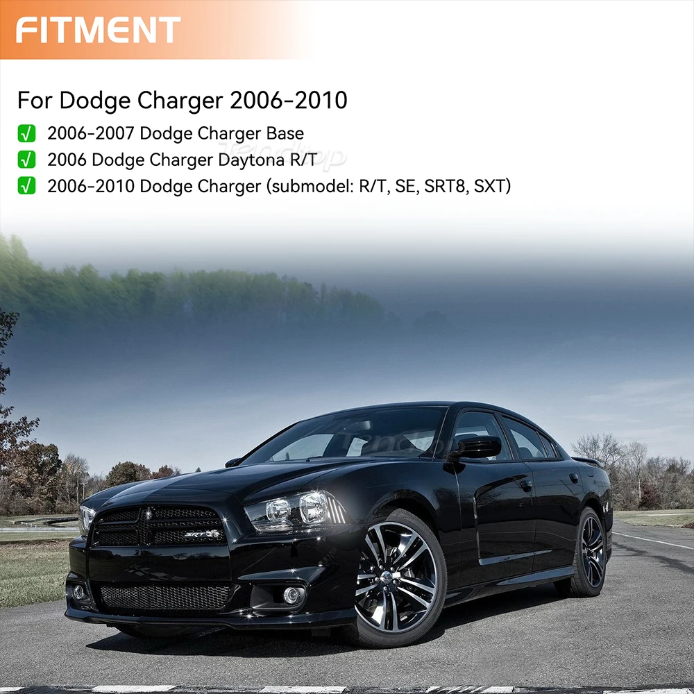 2 шт., детали для указателя поворота Dodge Charger 2006 2007 2008 2009 2010