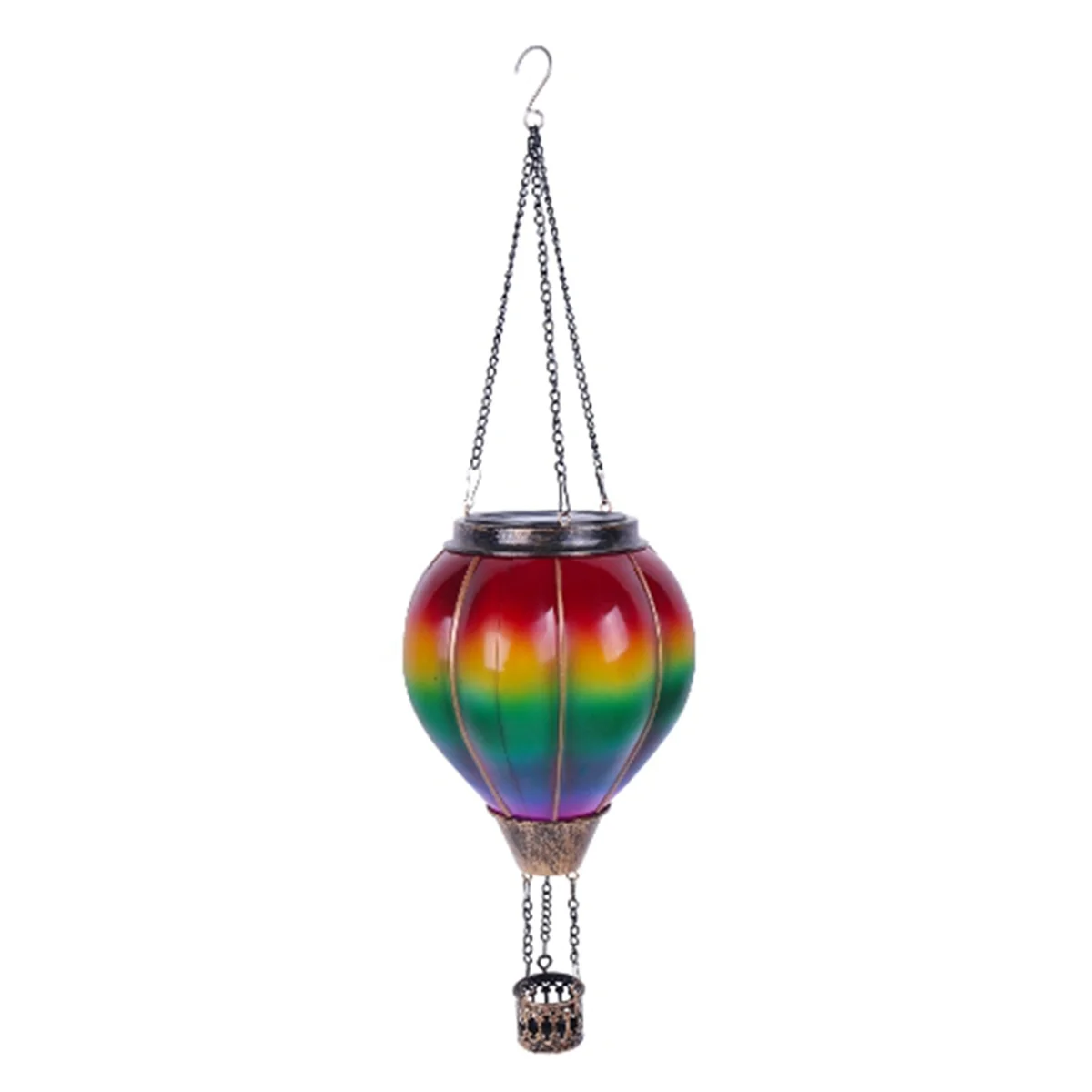 

A06T-Hot Air Balloon Solar Lantern Lights Outdoor Hanging Solar Lantern for Garden Yard Patio Porch