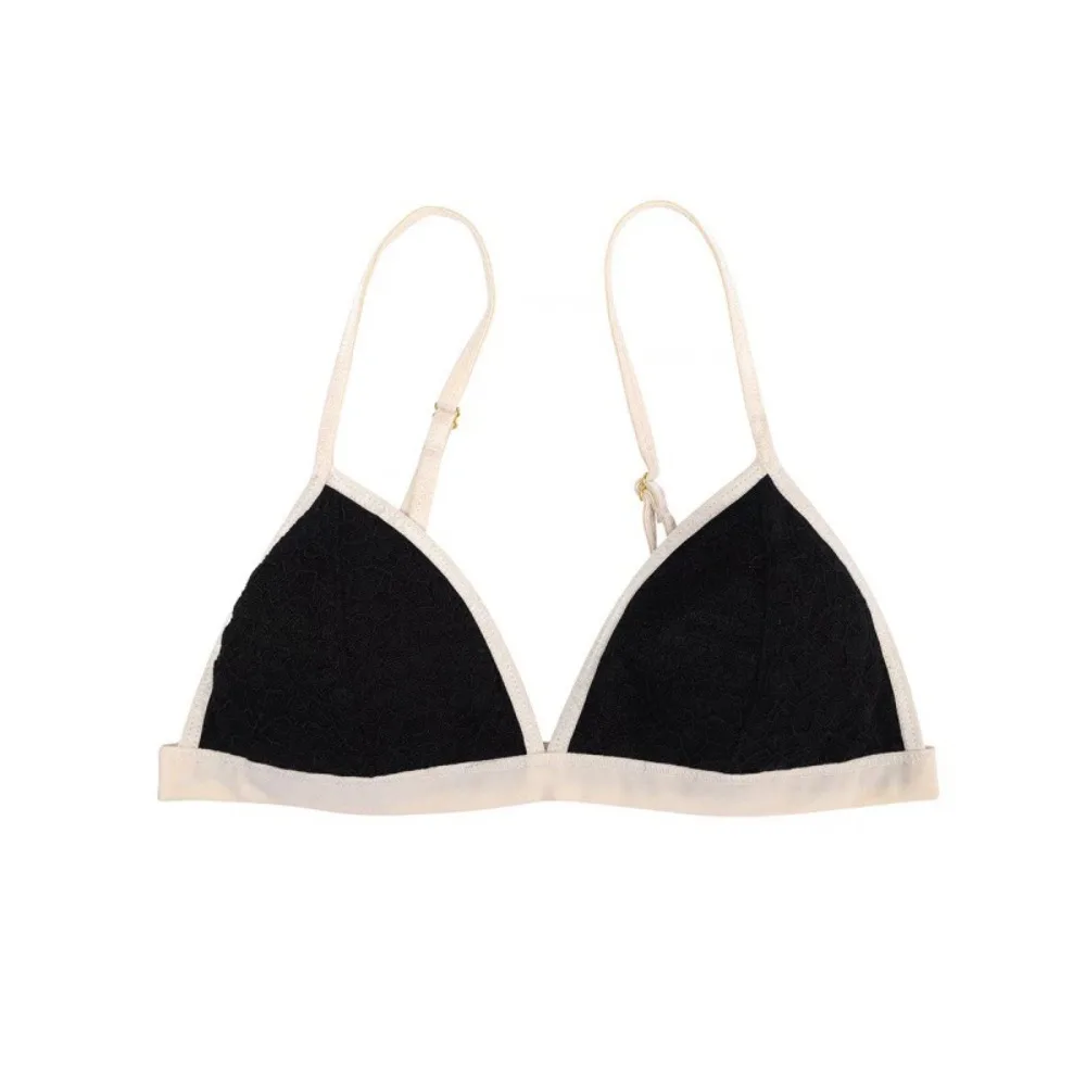 

Fashion Sweet Wireless Deep V Bra Anti-sagging Shockproof Underwear for Women Thin Lingerie Lace Push Up Bra Gifts