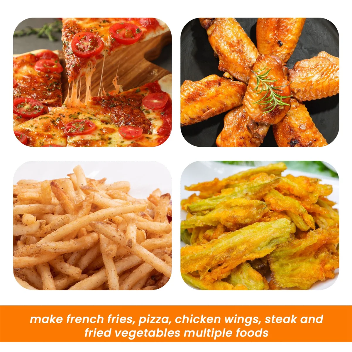 

X11AA Air Fryer Partition Plate Frying Plate Steaming Plate Grill Rack Baking Tray Replacement Tray A