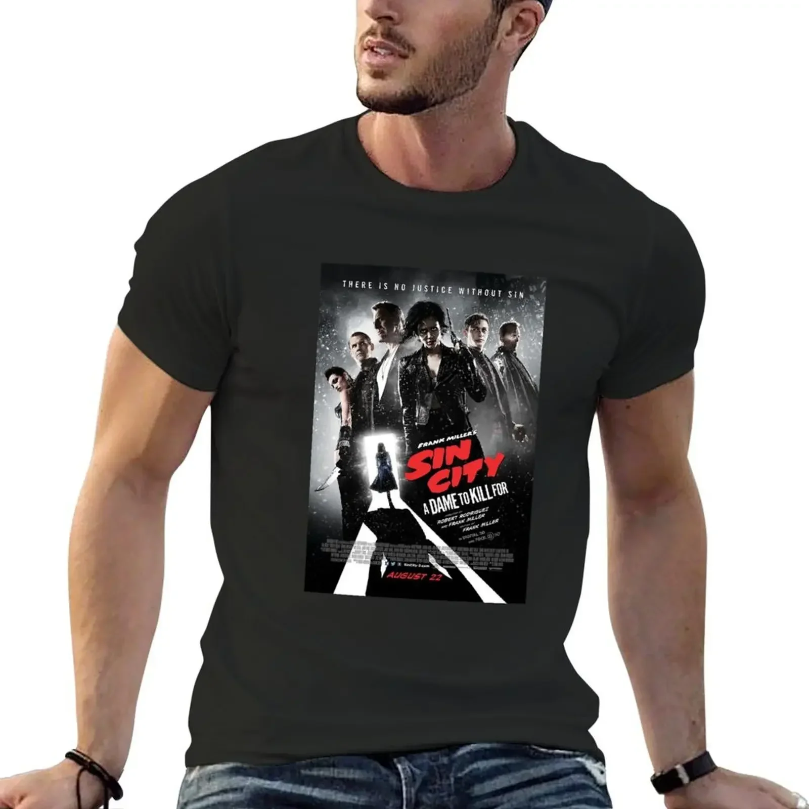 Sin City Une Dame à Tuer Pour Le Film Affiche Poster T-Shirt cute clothes anime figures cheap stuff mens big and tall t shirts