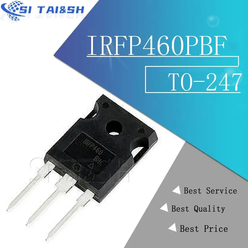 

5pcs/lot IRFP460 IRFP460PBF IRFP460A IRFP460LC N-Channel MOSFET Transistor TO247