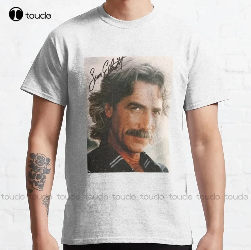 Sam Elliot Actor Received Many National Awards Golden Globe Academy  Gift For Fan Classic T-Shirt Halloween Xs-5Xl Custom Gift