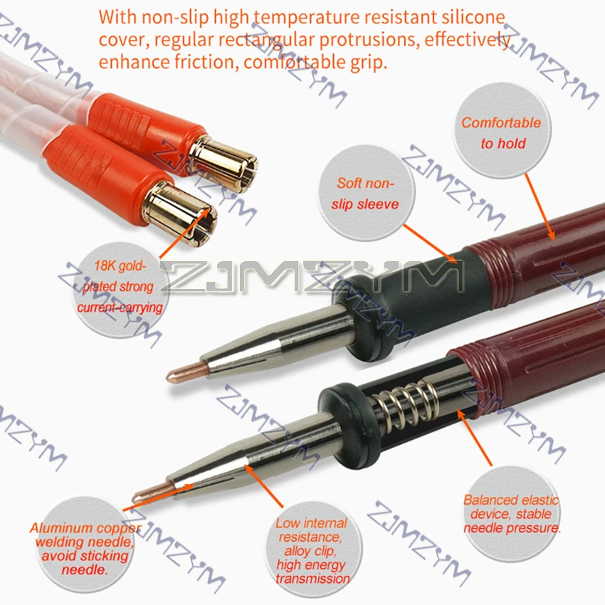 SUNKKO 75A Spot Welding Pen 25/35 Square Cable Can Be Selected It Can Be Used For 811A 801H Spot Welding Machine 75A Welding Pen