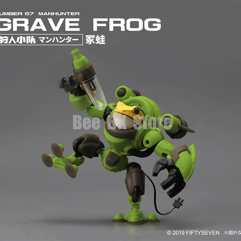 FIFTYSEVEN No. 57 Grave Frog Armored Puppet No. 57 Manhunter 1/24 체중계 휴면 창고 모델 키트, 액션 피규어 로봇 완구