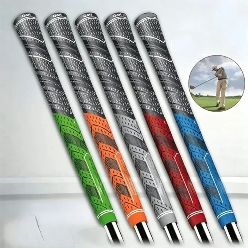 13Pcs/Set Golf Grips 4+ Rubber CottonYarn 60R Standard/Midsize Irons/Woods Universal Golf Club Grip