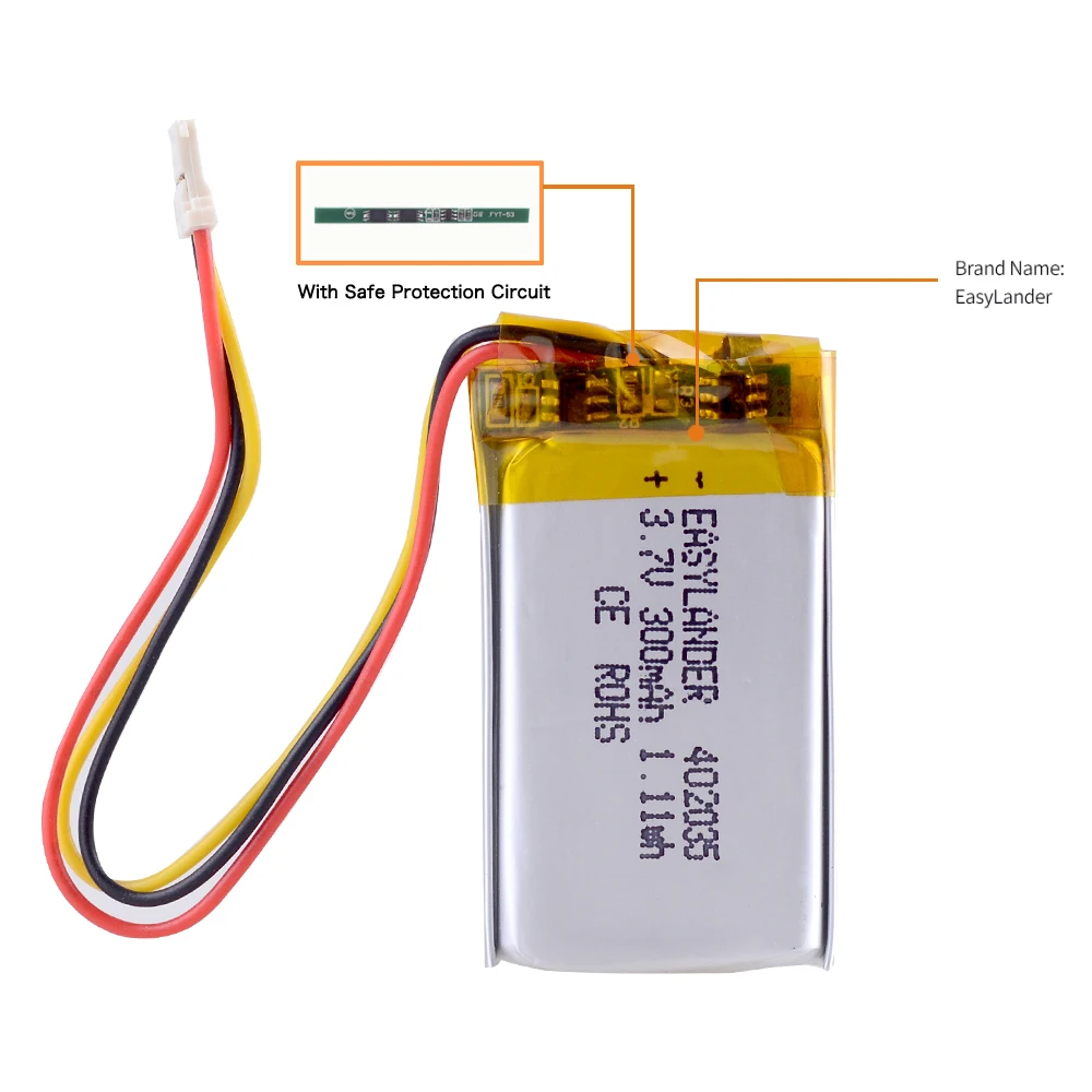 شحم ليثيوم بوليمر بطارية استبدال ل مي 70mai 300mAh 70mai برو 750mAh HMC1450 70mai ميدريف D02 04Car DVR 1S بطارية