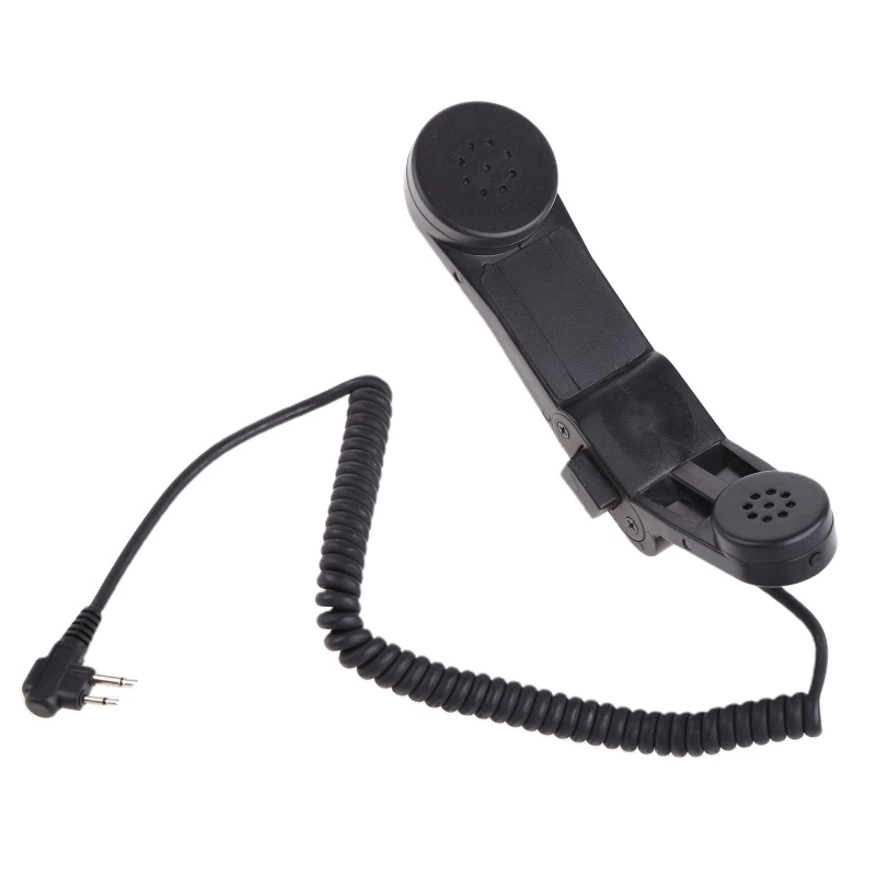 H-250 Adapter Military Handheld Speaker Microphone for . GP300 GP2000 Walkie-talkie 2 pin Shoulder Microphone PTT