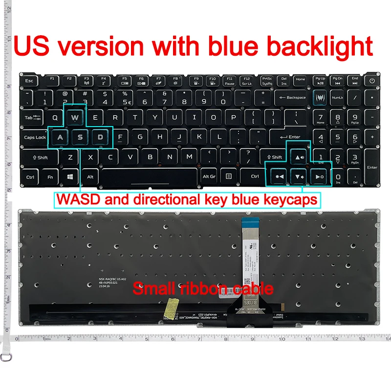 US NEW keyboard For ACER Nitro 5 N22C1 N20C1 N20C2 N20C3 AN515-46-R32U AN515-58-51R3 AN517-55 AN515-56 AN515-57 N22Q22 laptop