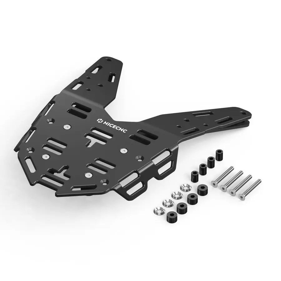 

Черная задняя багажная полка для мотоцикла, багажная полка, совместимая с 690 Enduro R 2019 2020 2021 2022 2023, совместимая с