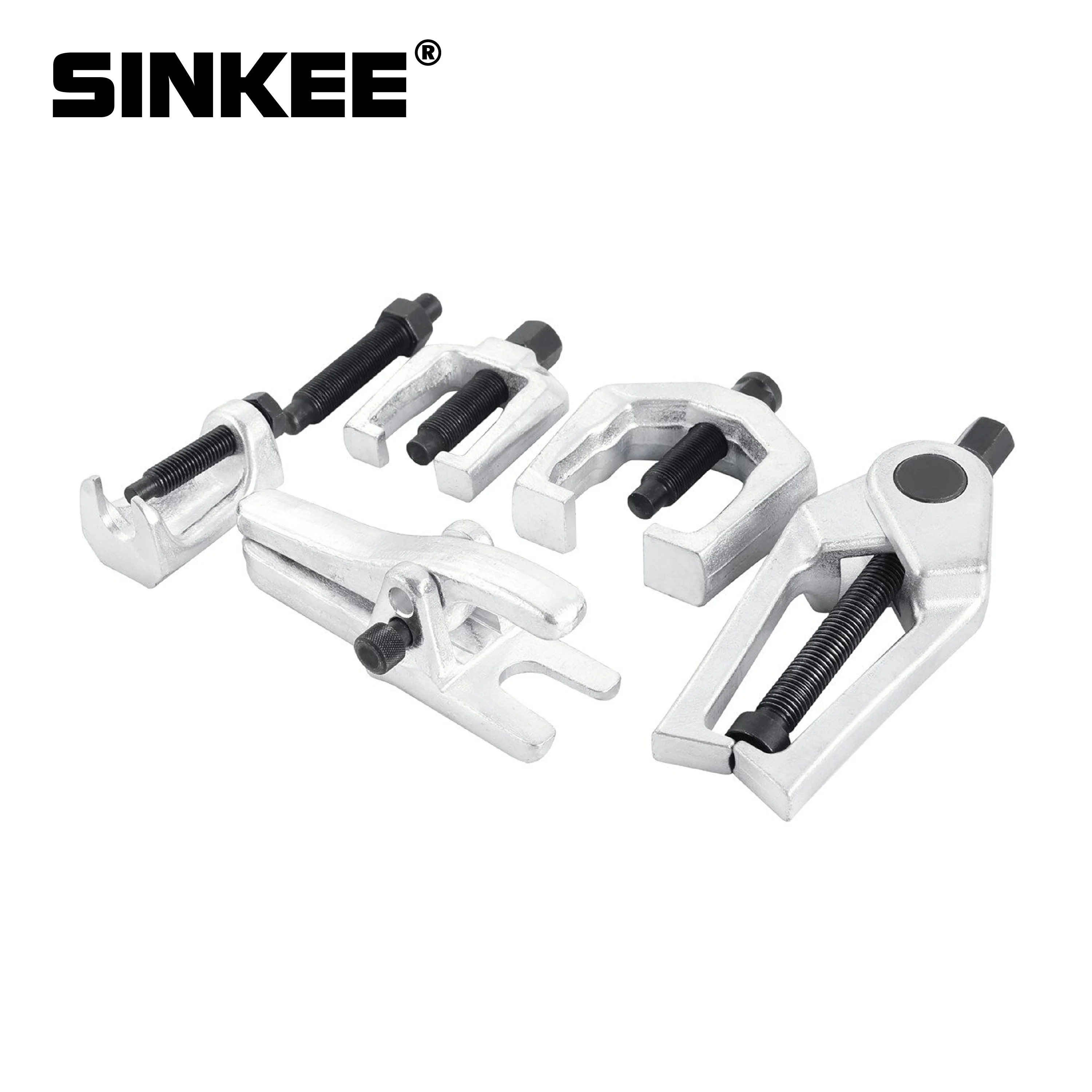 5pcs Front End Suspencion Service Ball Joint Separator Tie Rod End Kit Pitman Arm Puller Auto Tool Set Remover SK1540