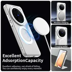 For VIVO X200 Pro Mini X200 Pro X200 ultra-thin drop-proof shock-resistant anti-fingerprint magnetic matte phone case