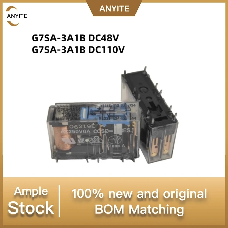 

New 1Pcs/LOT G7SA-3A1B DC48V G7SA-3A1B DC110V G7SA-3A1B DC12V