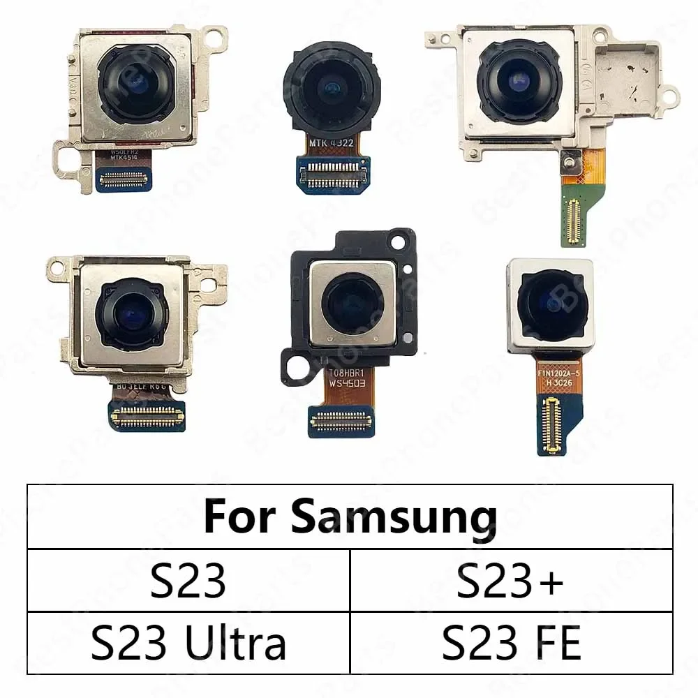 Camera For Samsung Galaxy S23+ Plus S23 FE S23 Ultra 5G S911 S916 S918 S711 Rear Back Camera Module Backside Mobile Phone Parts