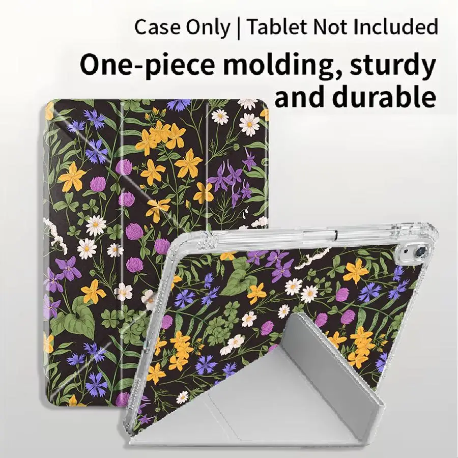 capa-protetora-com-estampa-de-flores-silvestres-para-ipad-pro-2025-mini-6-7-air-4-5-m3-m2-m4-11-polegadas-11ª-10ª-9ª-8ª-7ª-geracao-129-polegadas