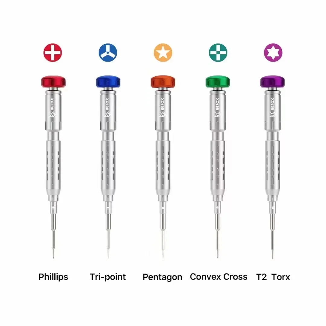 REFOX RS2 S2 2D Screwdriver For iPhone Repair Convex Cross Torx T2