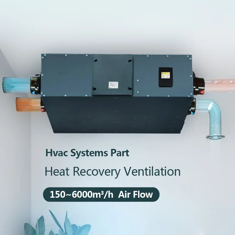 commercial erv air hrv units exchange  ftx ventilation system with heat recovery