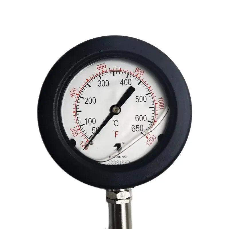 Marine main engine exhaust temperature and smoke gauge 50-650 ° C diesel engine pressure thermometer WTY-411