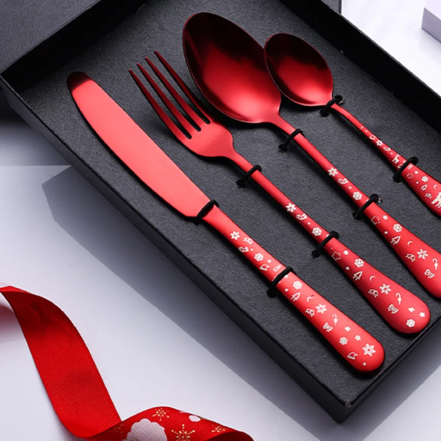 Christmas Tree Stainless Steel Flatware 3
