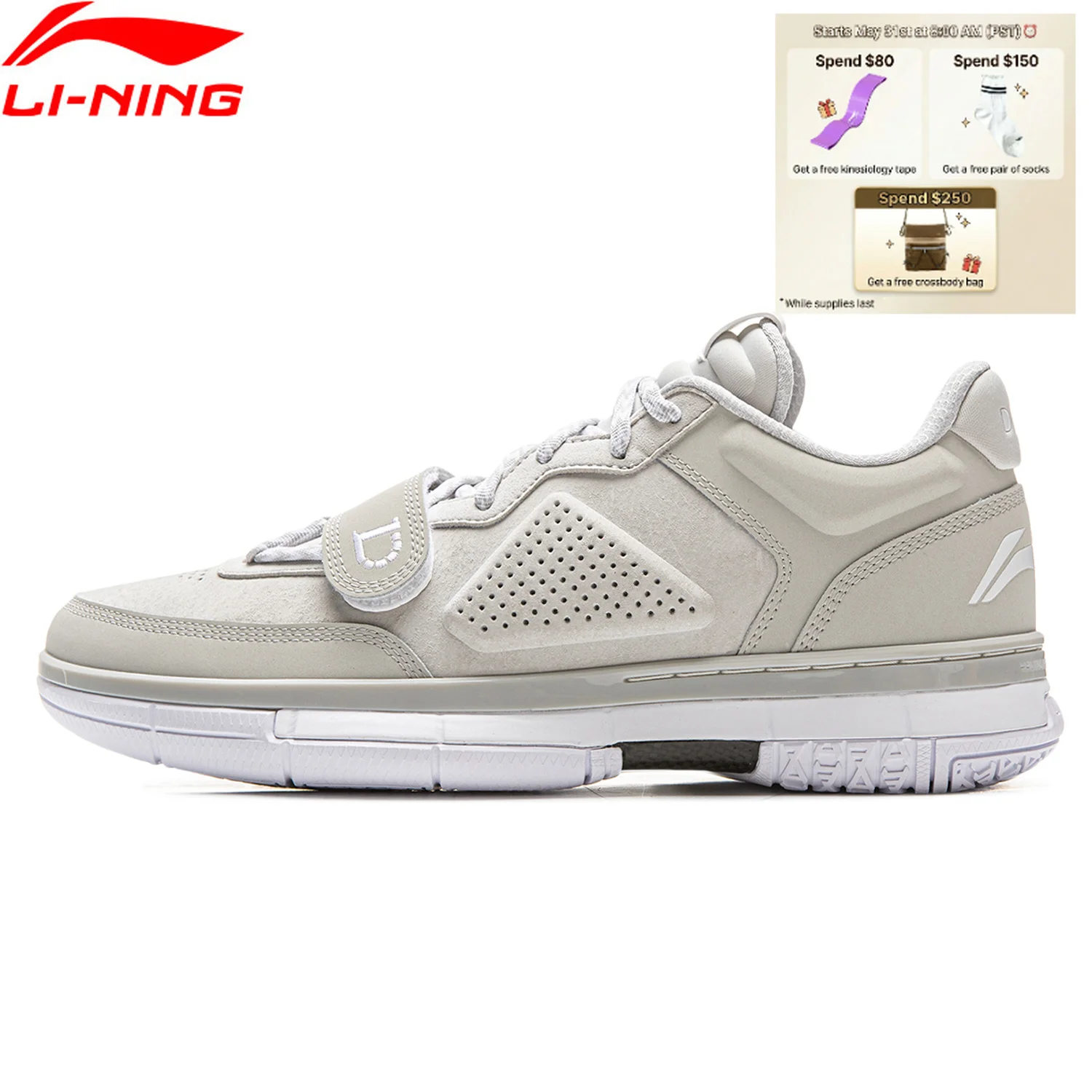 

Li-Ning Men's WAY OF WADE 1 LOW Professional Basketball Shoes BOOM Cushion Wearable Anti-slip LiNing Sports Shoes ABAU099