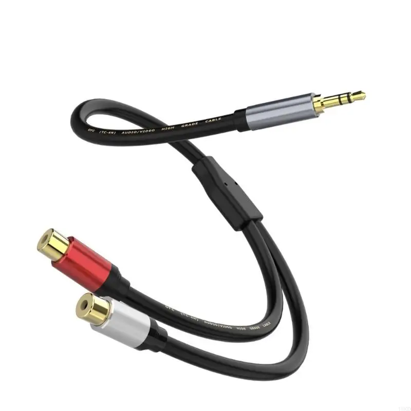 2025 Bộ điều hợp nghe nữ 3,5mm đến 2RCA mới 3,5mm đến 2RCA Audios Cáp Y