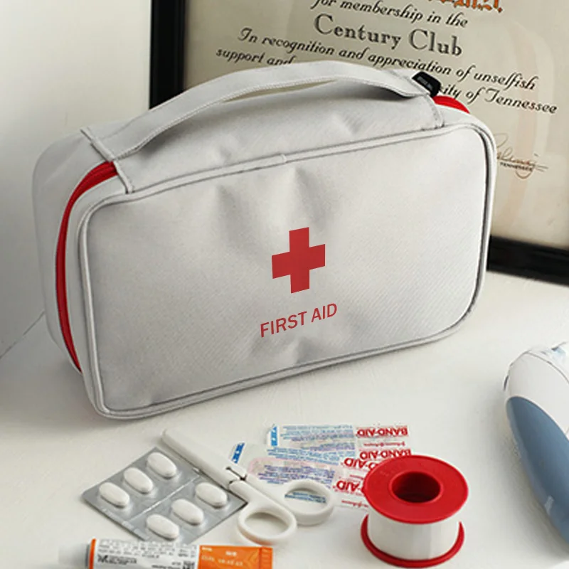 First Aid Kit Emergency Survival Bag Handbag Durable Trauma Bag Compact Rescue Tote Bag Portable Medicine Storage Bag view 3