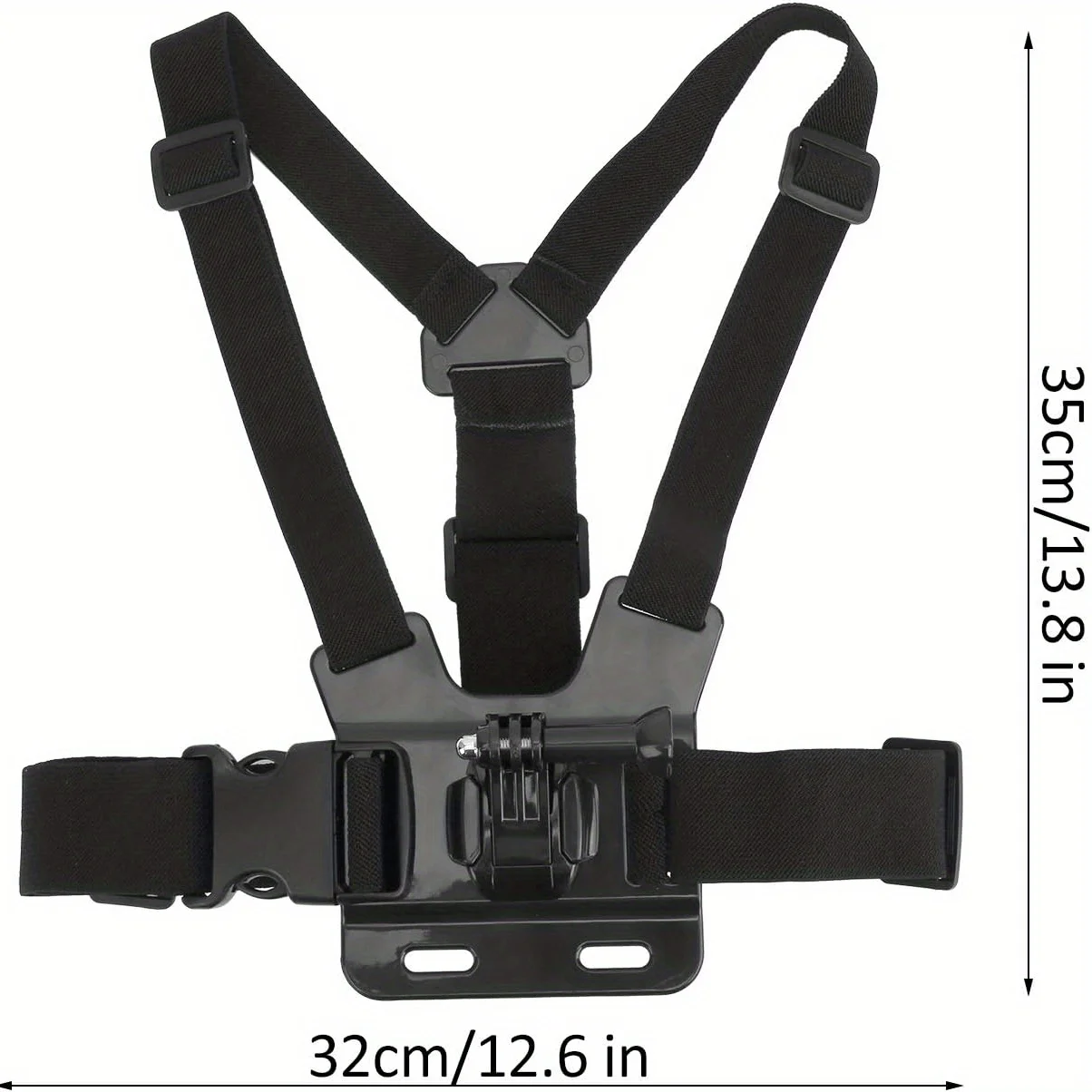 Chest Head Strap Belt For GoPro Hero 12 11 10 9 8 Action Camera Xiaomi Yi 4K Sjcam Sj4000 Insta360 Accessories With J-hook Mount