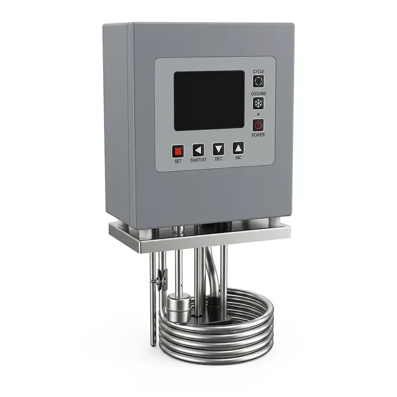 TH-101 Smart Digital Thermostat Transparent Display Water Bath Circulation Temperature Controller for Laboratory Heating