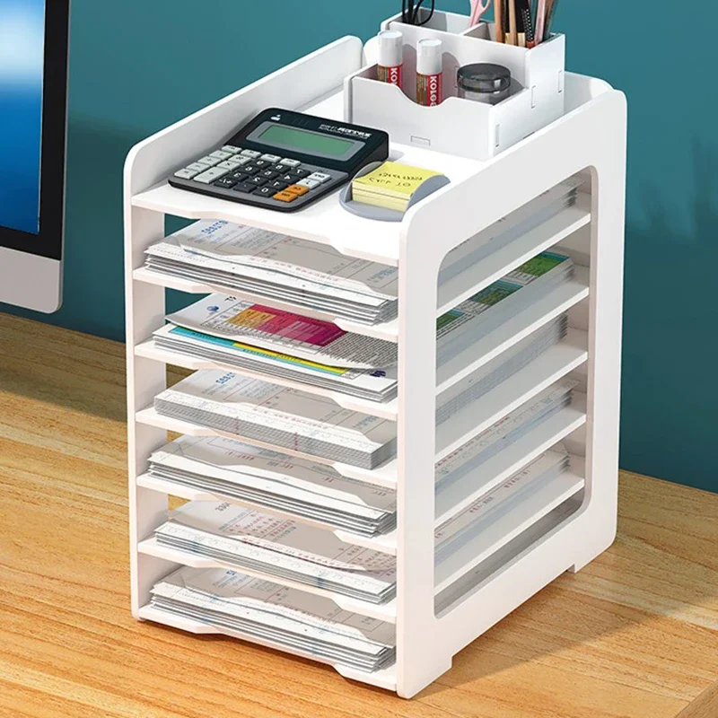 

Bill sorting storage box office supply storage shelf reimbursement document classification multi-layer invoice box