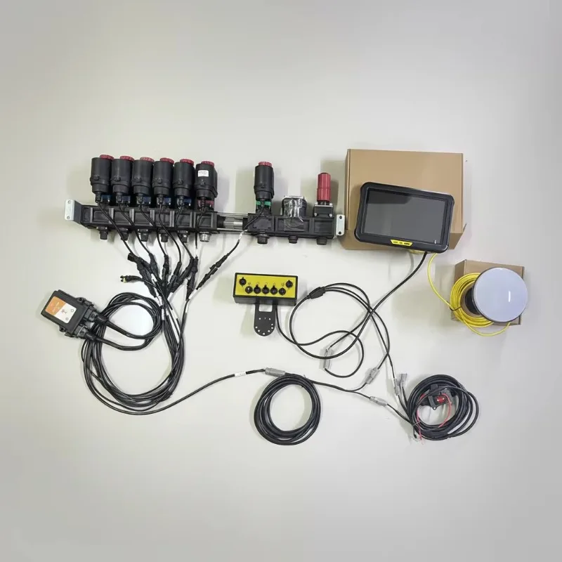 Variable Rate Spraying Control System For Tractor-Mounted Boom Sprayers