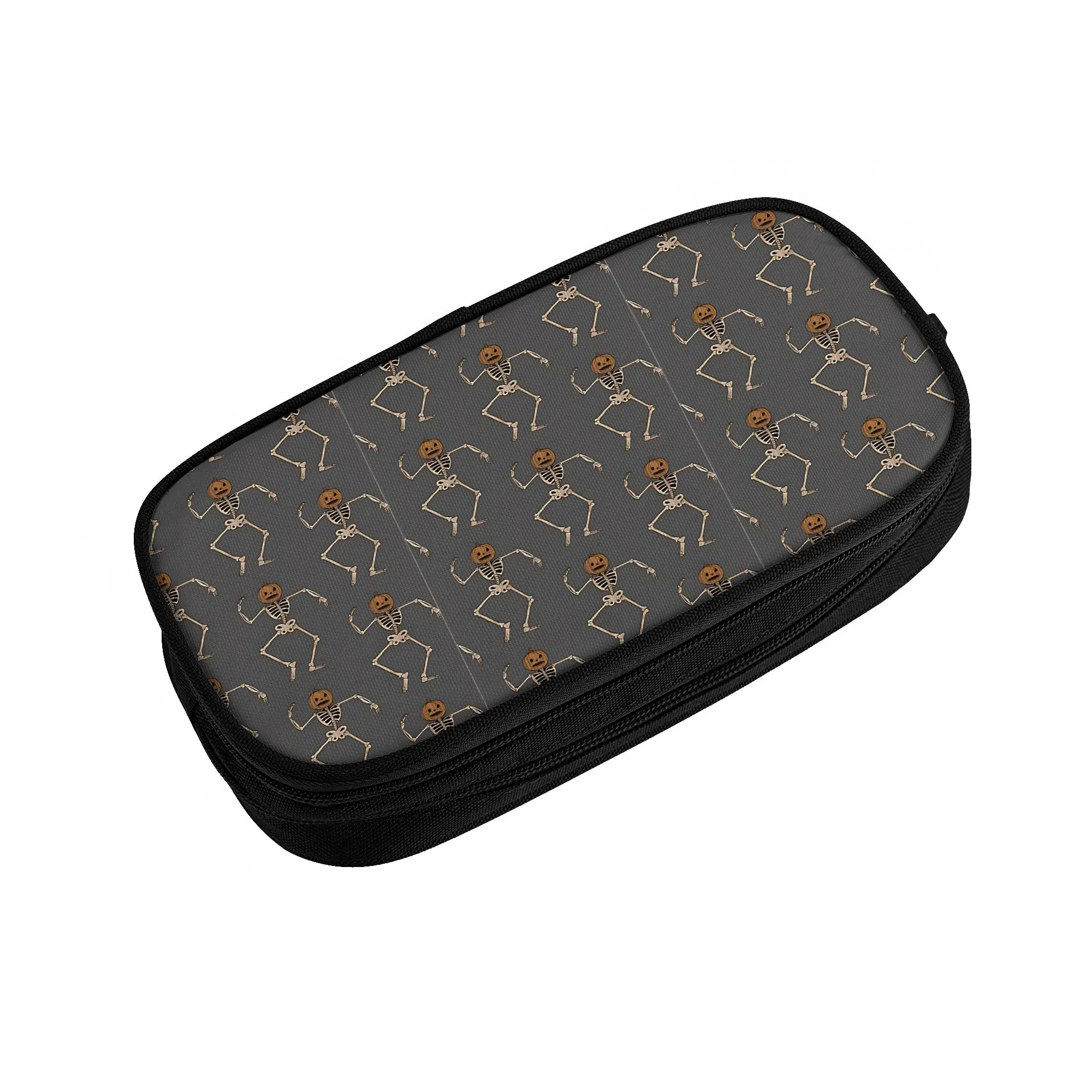 1 piece Lightweight Vintage Skeleton Pencil Case Student Pen Bag OTGW Office Pencil Pouch