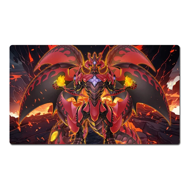 YuGiOh Playmat Red Supernova Dragon Коллекционный коврик для карточных игр TCG CCG Коврик для мыши Настольный игровой коврик Бесплатная сумка 60x35 см