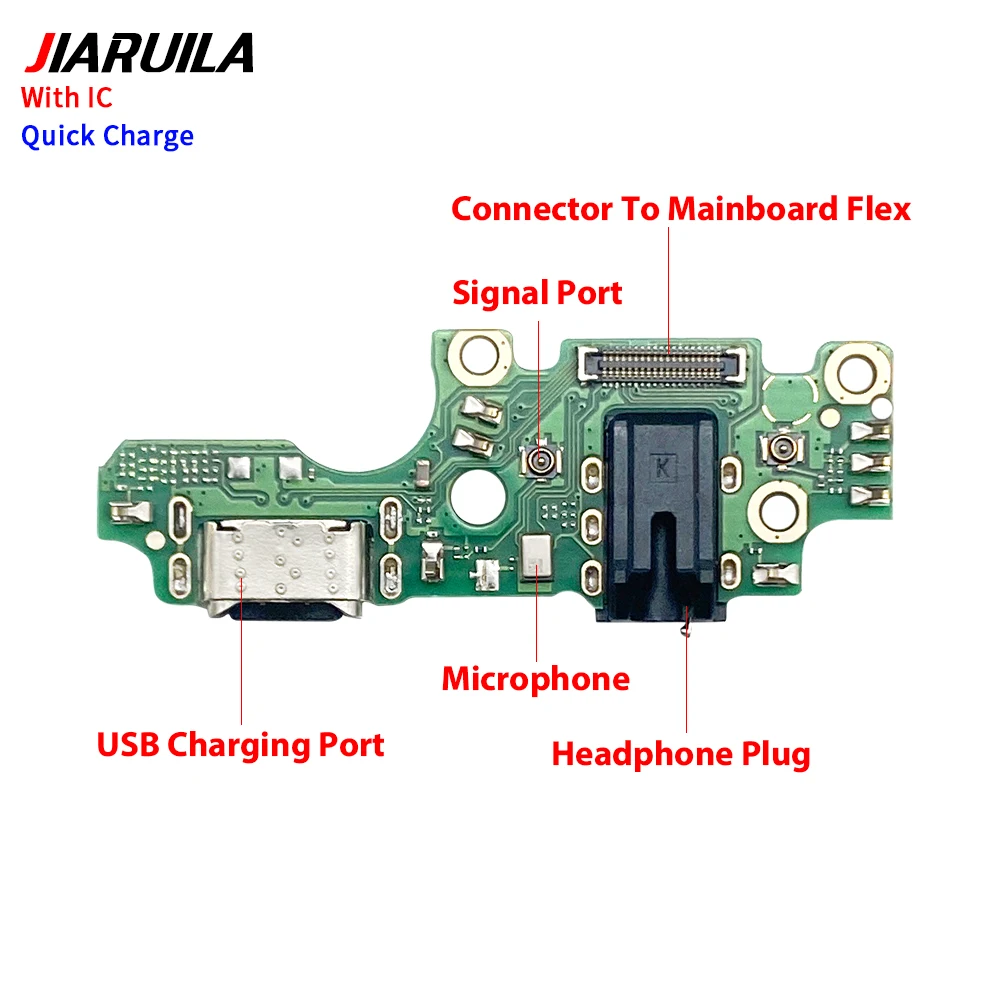 10Pcs Charging Port Flex Cable For Infinix Hot 6 Hot 40i Spark 7 Pro Tecno Pop 2 Plus USB Charger Dock Connector With Microphone
