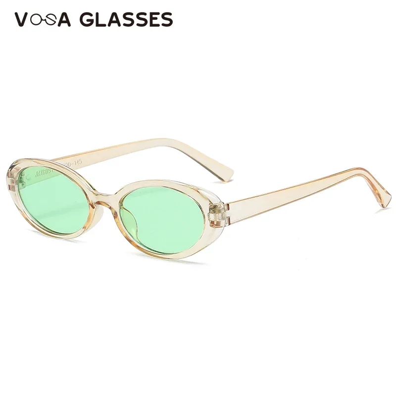 Oval Vintage Sungalsses Women Brand Designer Retro Black Sun Glasses Female Fashion Small Frame Shades Driver Oculos De Sol