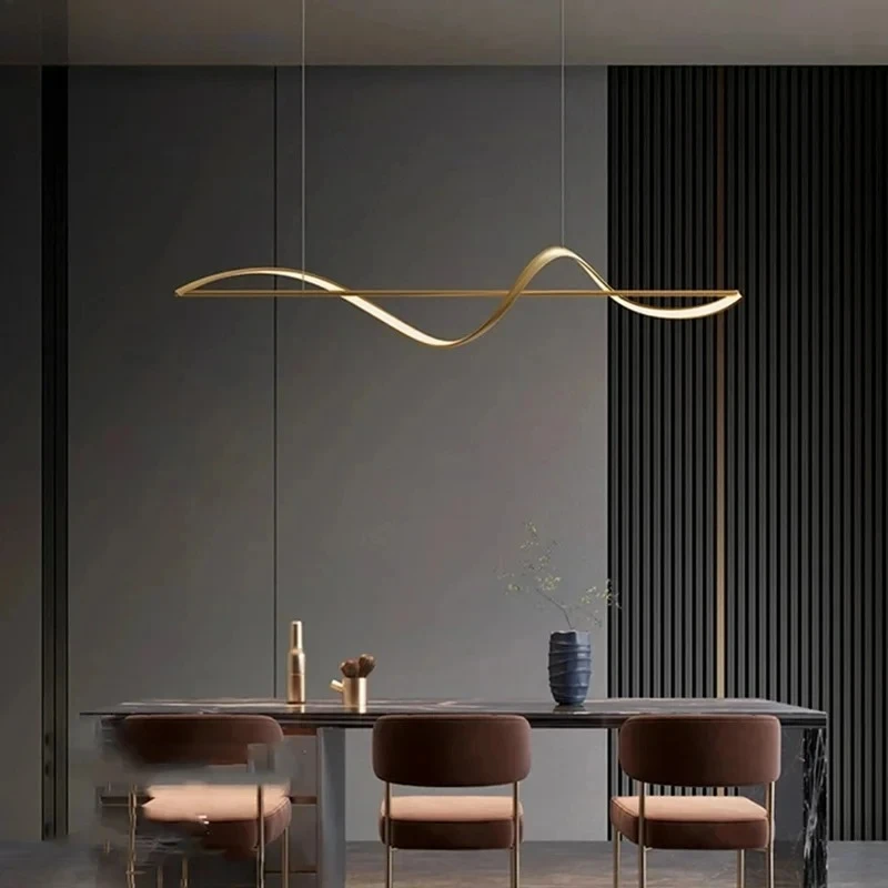 Nordycka lampa wisząca akrylowa, artystyczne oświetlenie do domu, żyrandole LED do salonu, jadalni, restauracji, narożnika sofy, baru.