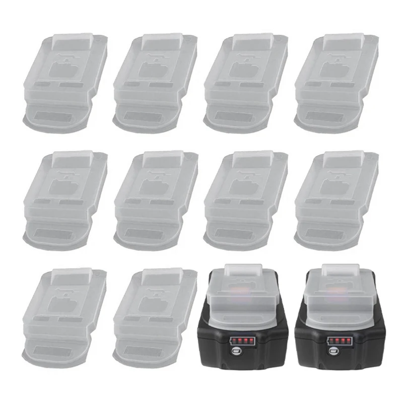 20PCS Contact Protection Cap Battery Holder For Makita, For Makita 14.4V 18V Li-Ion Battery