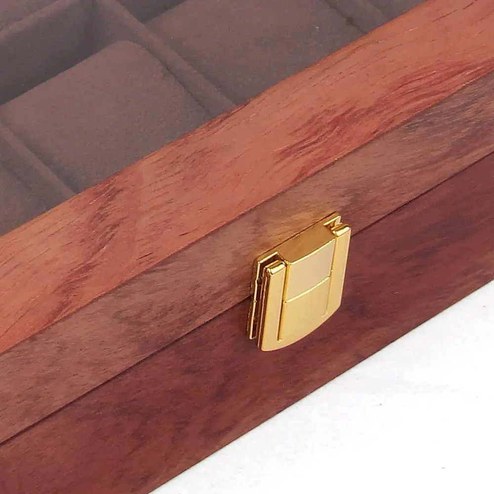 Caja de reloj de madera Vintage, organizador de 30 ranuras, soporte para relojes, exhibición de almacenamiento de joyas