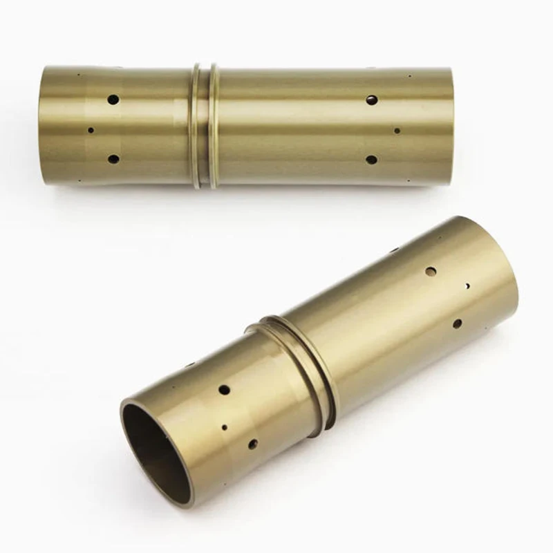 

Rapid Prototyping Milling Parts CNC Prototype Service Precision Machined Copper Porous Cylindrical Sleeve