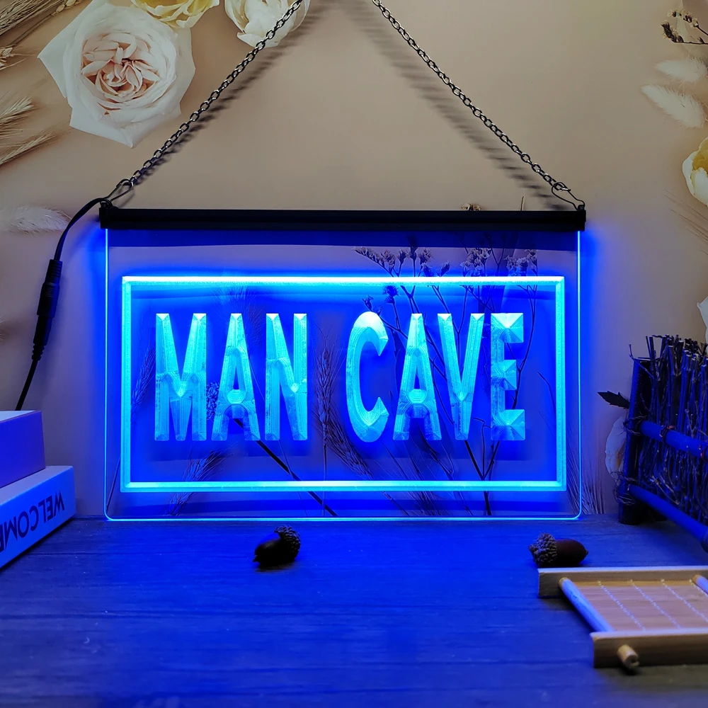

Неоновая LED-вывеска 3D с гравировкой «Дата основания бара Man Cave» для домашнего декора, стен, свадеб, креативного оформления спальни и рабочего стола