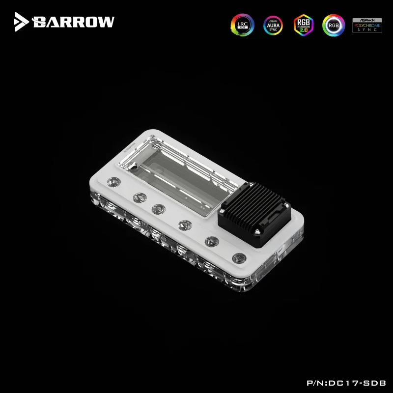 BARROW Acryl Distro Plaat / Board voor PC Koelsysteembehuizing / Fit Harde Slangbuis / Combo DDC Pomp DC17-SDB 120/240/360