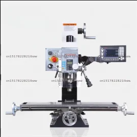 Precision Mini Milling Machine 220V - Benchtop Metalworking Drilling Machine Multifunctional DIY Household Tool