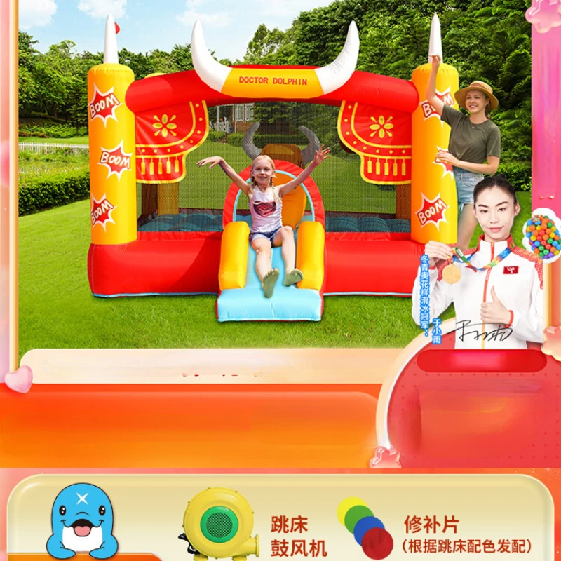 

Inflatable Castle Indoor Outdoor Small Family Trampoline Slide Trampoline Toy