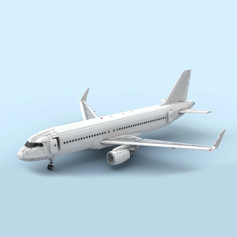 

NEW 8006PCS MOC Creative Model Airbus A320 Premium Display Building Blocks DIY Home Decor Gift Collectible Decoration Building