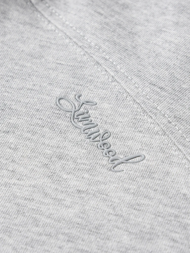 SIMWOOD 2025 Spring New Regular Fit 230gsm Breathable Sorona Fabric Long Sleeve T-shirts Men Half-zip Basic Tops image 5